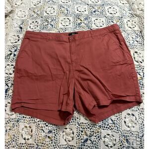 Ellos Plus Size Shorts Coral Size 24